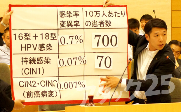 2013年5月 議会質問の様子
